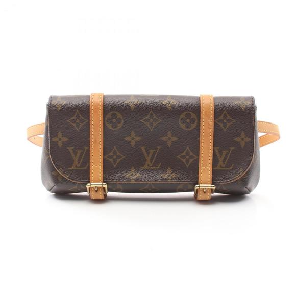 LOUIS VUITTON Brown Monogram Leather Fanny Pack - Picture 1 of 11